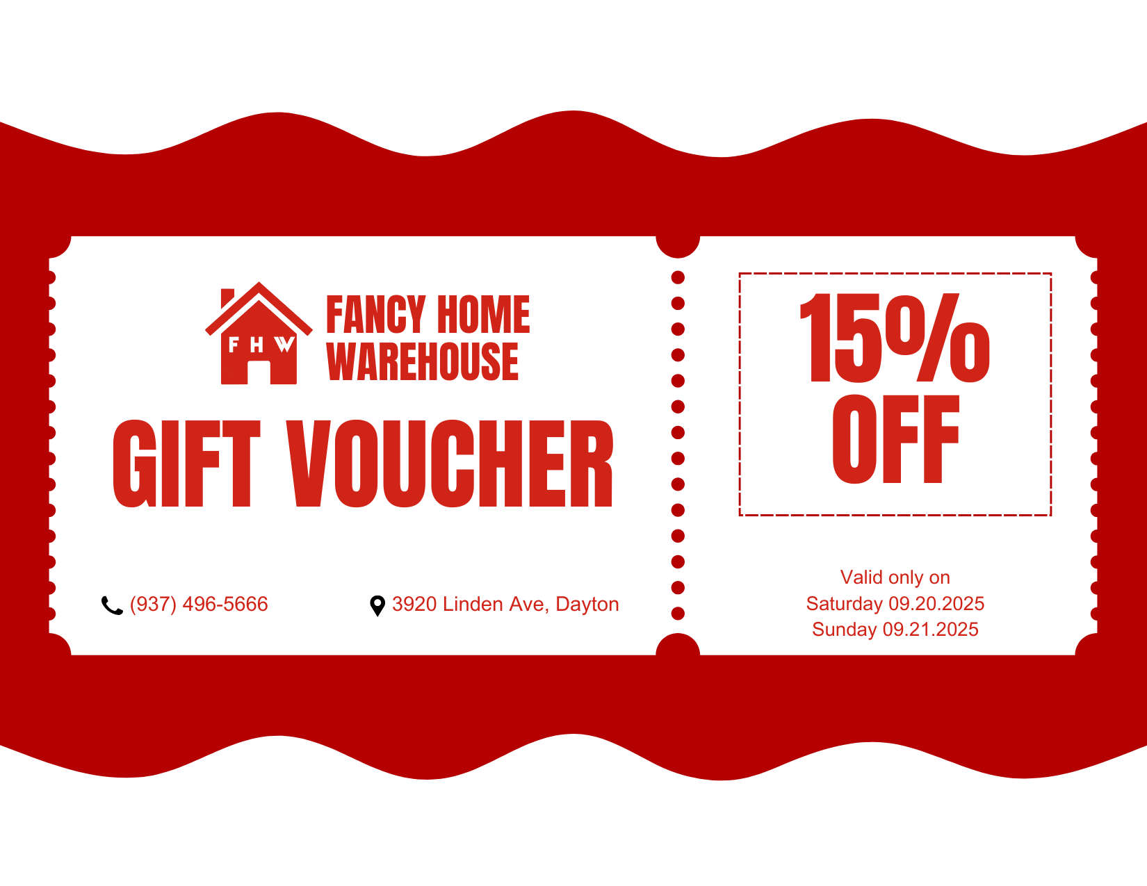 Fancy Home Warehouse Voucher